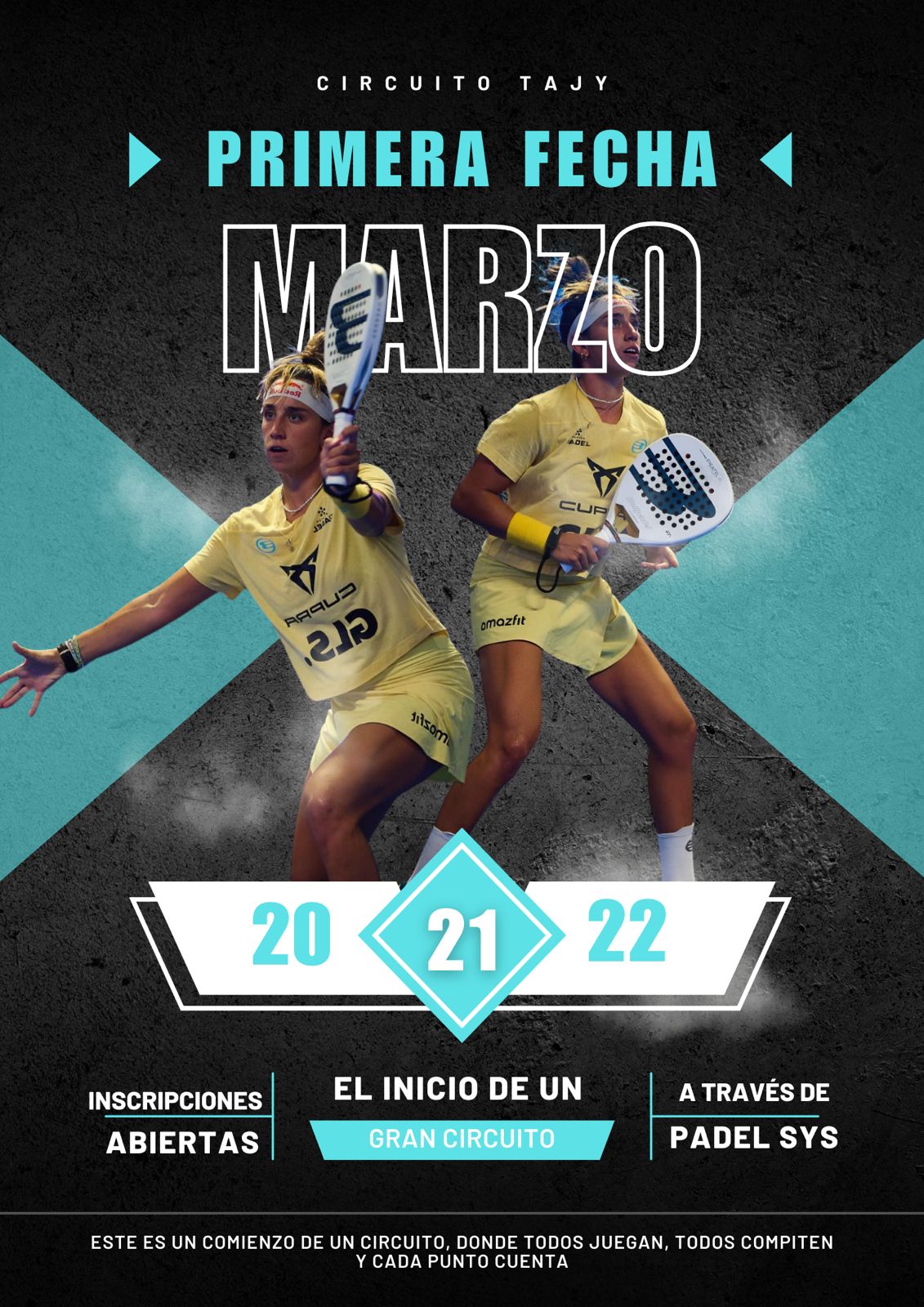 CIRCUITO TAJY 1ra. FECHA